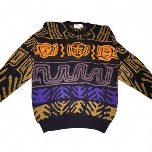 JED Vintage Unisex Grunge Style Grandpa Sweater